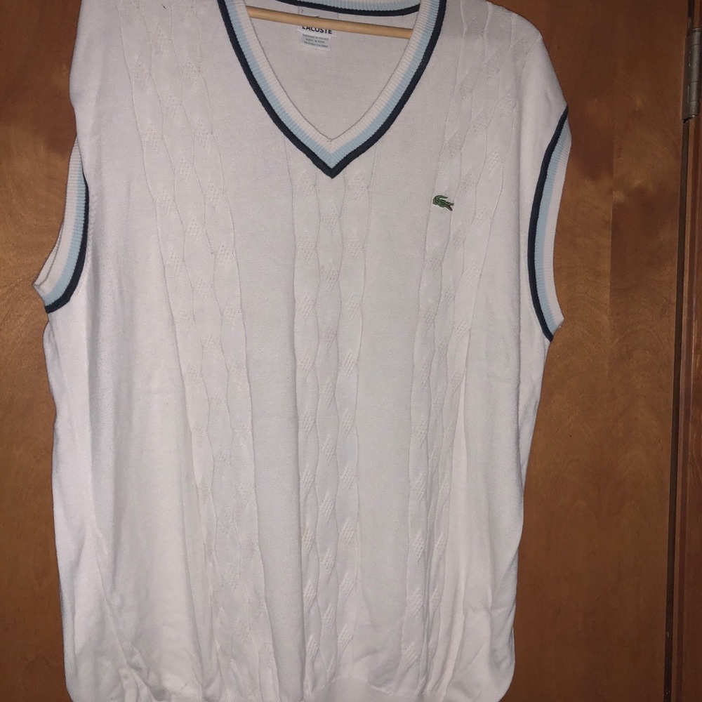 Vintage Lacoste tennis vest